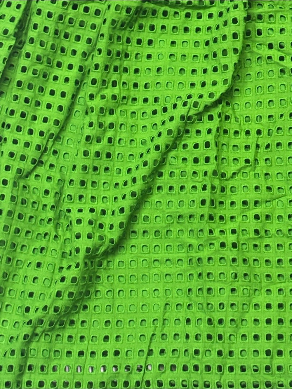 kate spade Bright Green Eyelet Midi Skirt - Picture 2 of 4